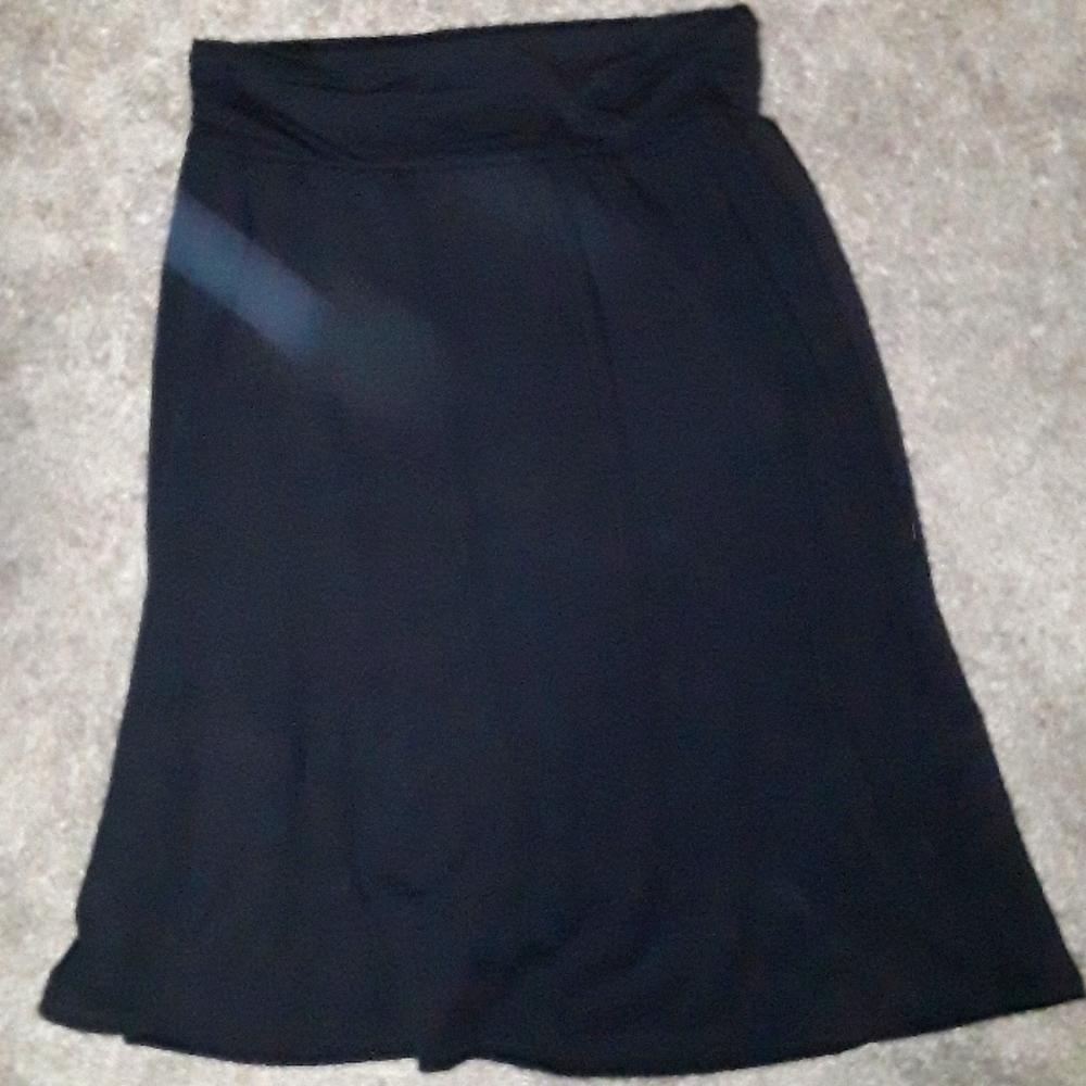 Black skirt stretch waist